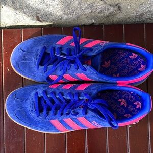 Adidas Spezials Lucid Blue and Hot Pink - retired color